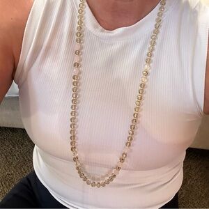 Elegant Crystal Bead Necklace